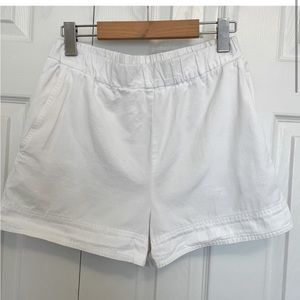 COPY - White cotton linen shorts, size xs, eur 34